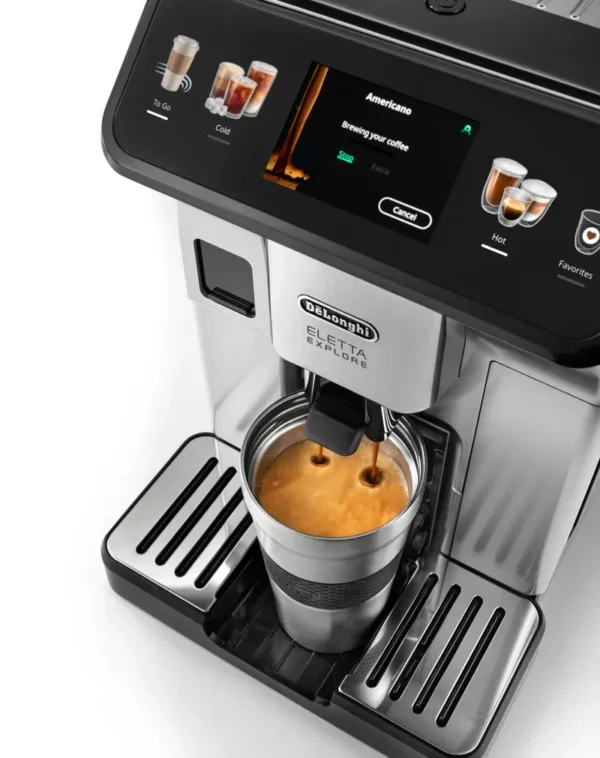 De'Longhi Eletta Explore ECAM450.55.S Kaffeevollautomat silber